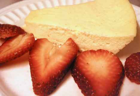 Microwave cheesecake