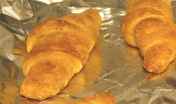 Baked croissants according to Julia Child's 1960s version on "The French Chef"