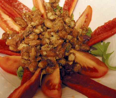 Ful Mudamas--fried beans with lemon, garlic and sumac