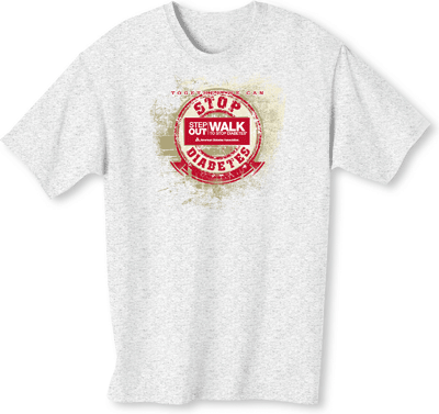 American Diabetes Association 2011 Step Out to Stop Diabetes 5K walk t-shirt