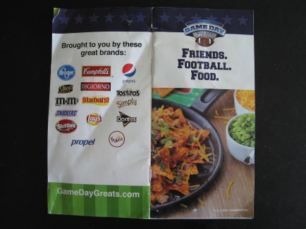 Kroger Superbowl recipe booklet