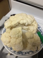 head of cauliflower