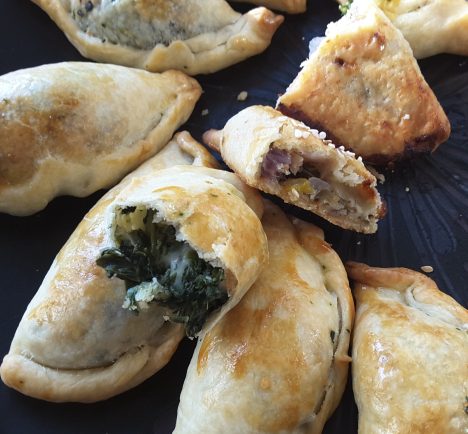 Borekitas showing two fillings