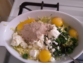 zucchini flan ingredients