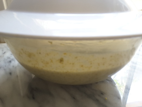 pistachio khulfi in microwaved milk base