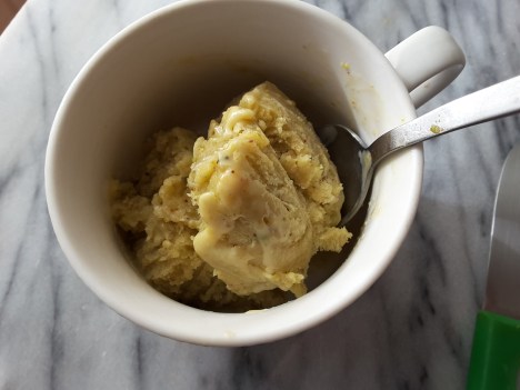 pistachio khulfi in a cup