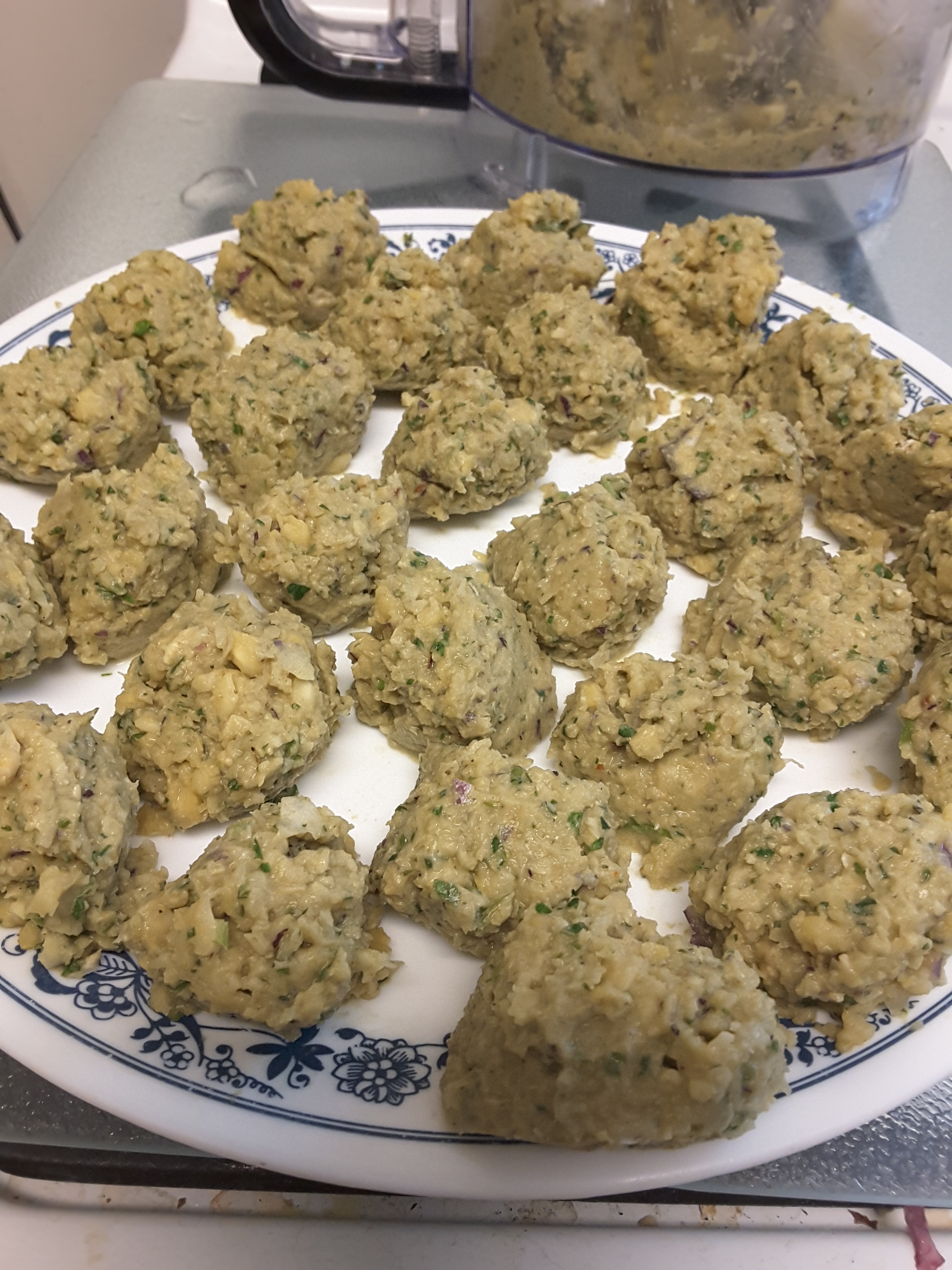 felafel before microwaving